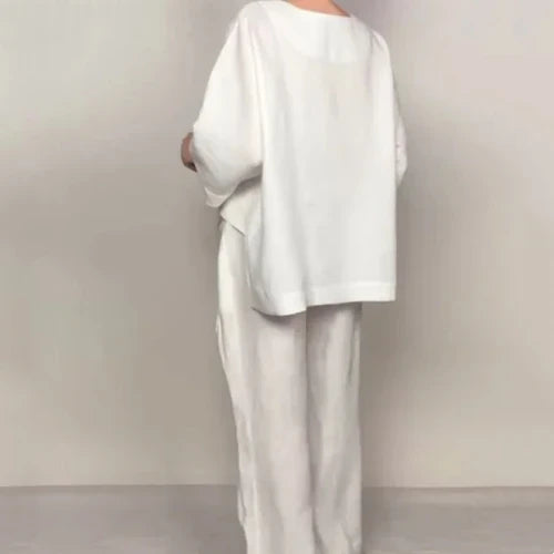 Tania Breezy Linen Two-Piece Set