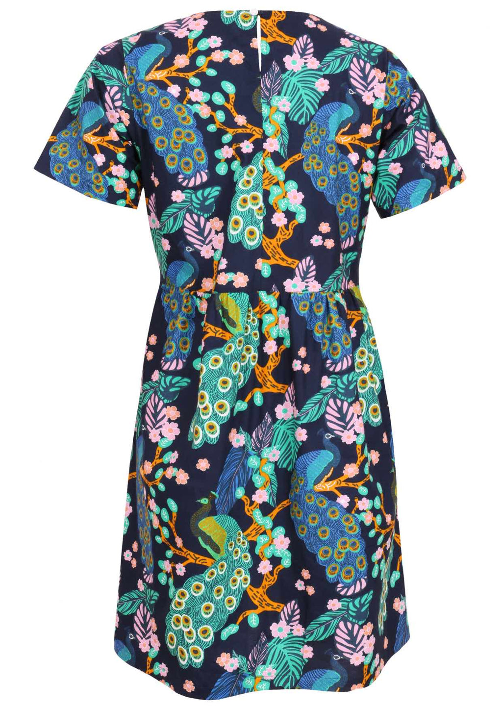 Boho Casual Crew Neck Summer Sun Dress