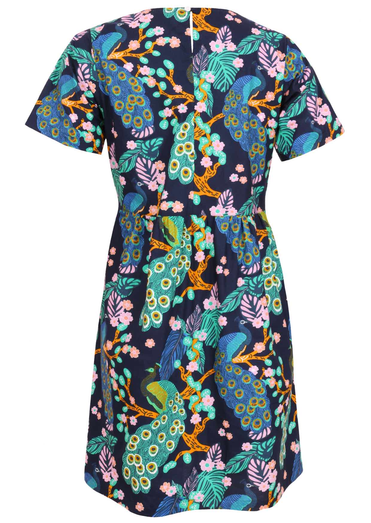 Boho Casual Crew Neck Summer Sun Dress