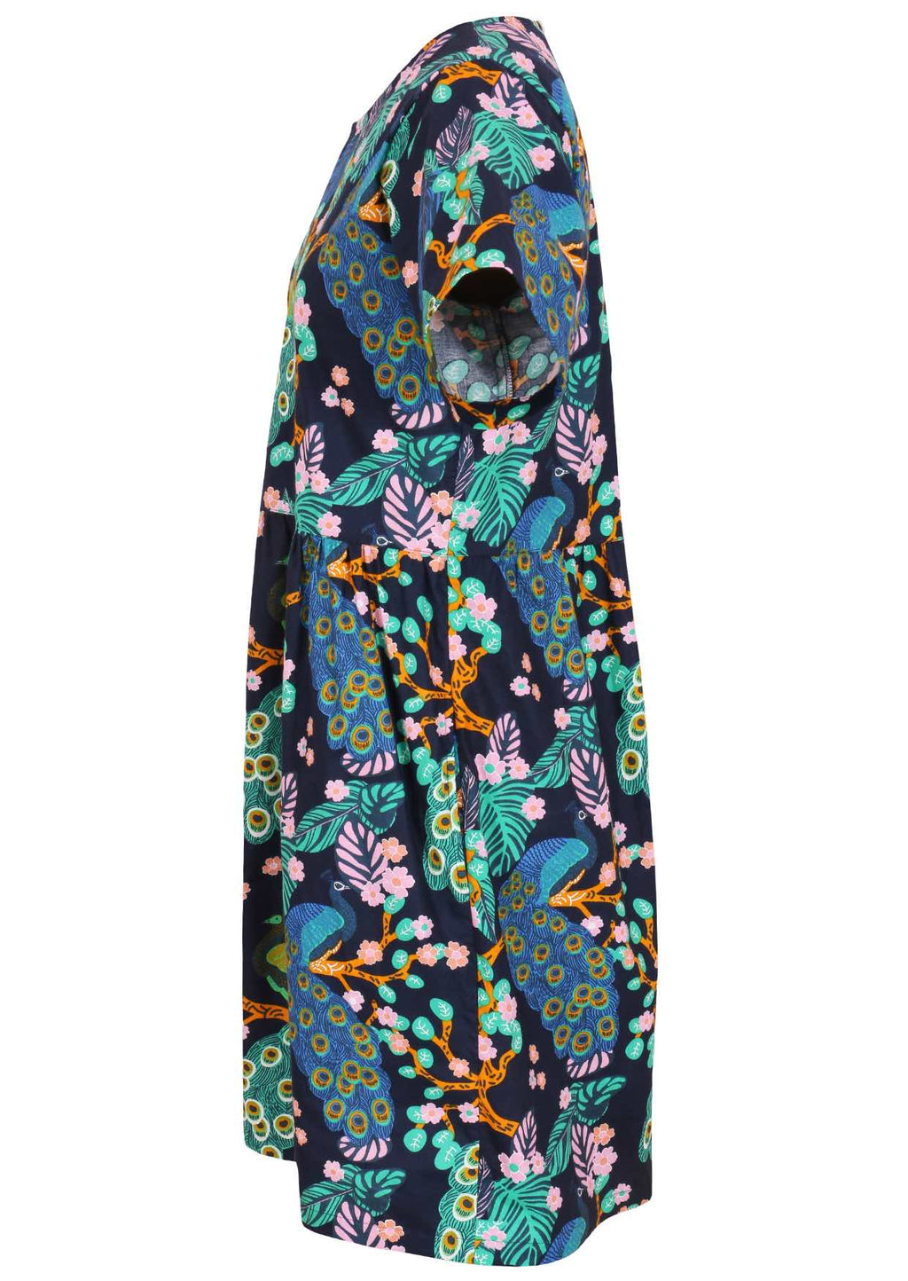 Boho Casual Crew Neck Summer Sun Dress