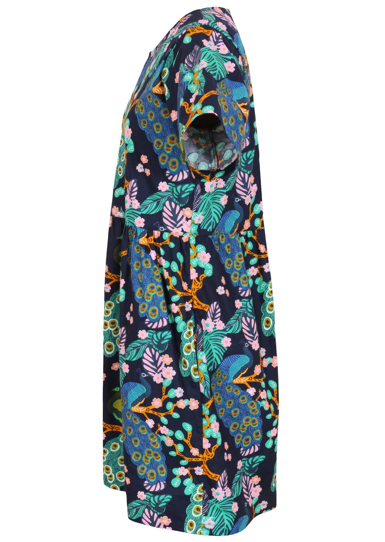 Boho Casual Crew Neck Summer Sun Dress