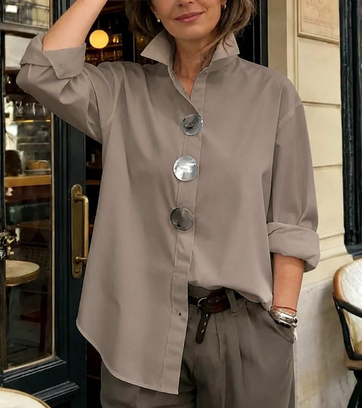 Queniva - Structured Blouse