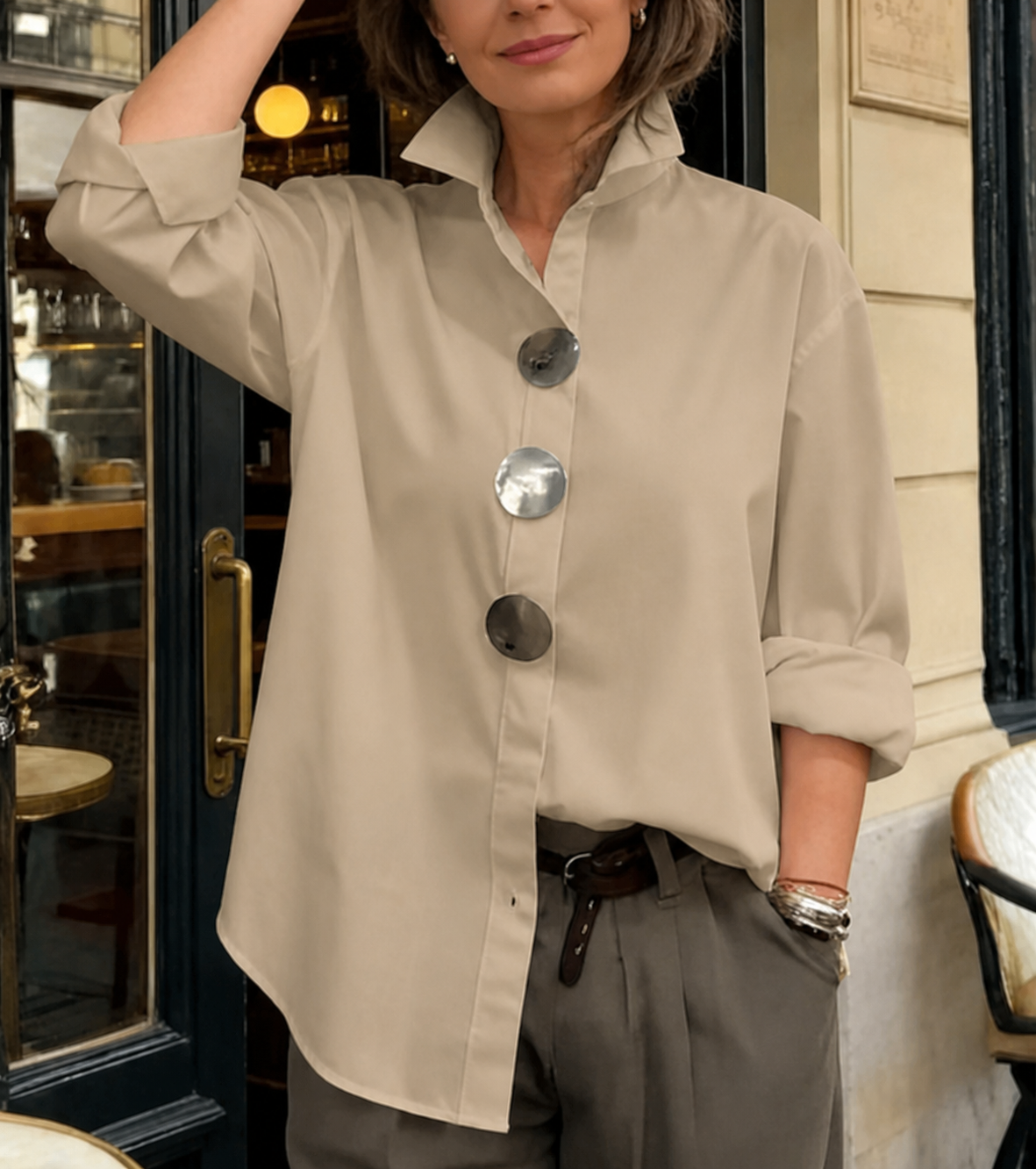 Queniva - Structured Blouse