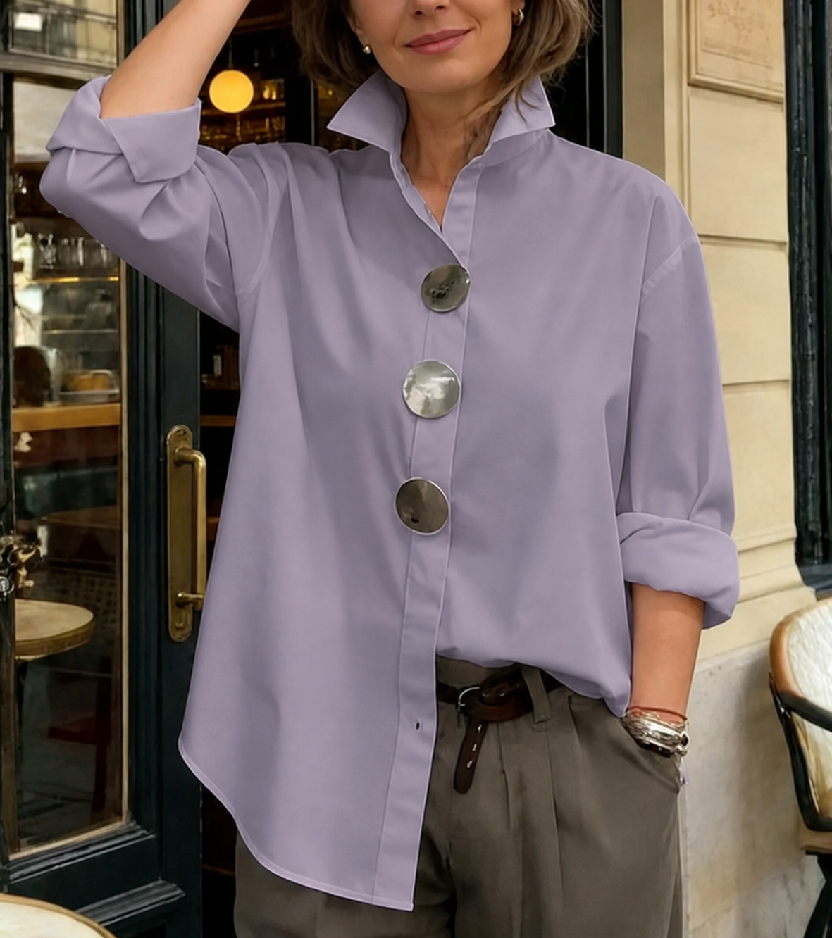 Queniva - Structured Blouse